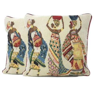  African Dreams Throw Pillow Cover