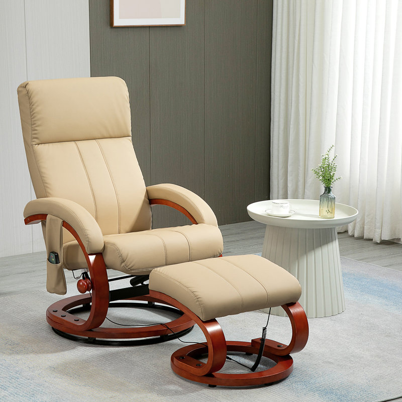 Fauteuil inclinable avec repose-pieds HOMcom