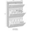 Giammaria 12 Pair Shoe Storage Cabinet-566258952
