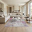 Tapis gris / rose Sloane