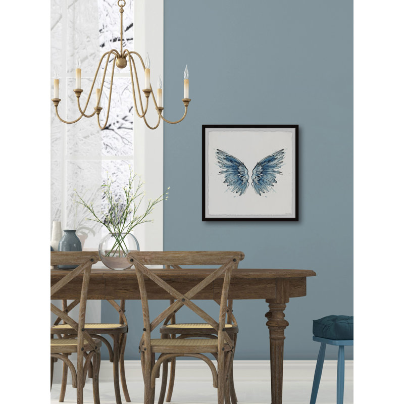 Be Be Angel - Peinture encadrée, H 18 po x l 18 po x 1,5 po