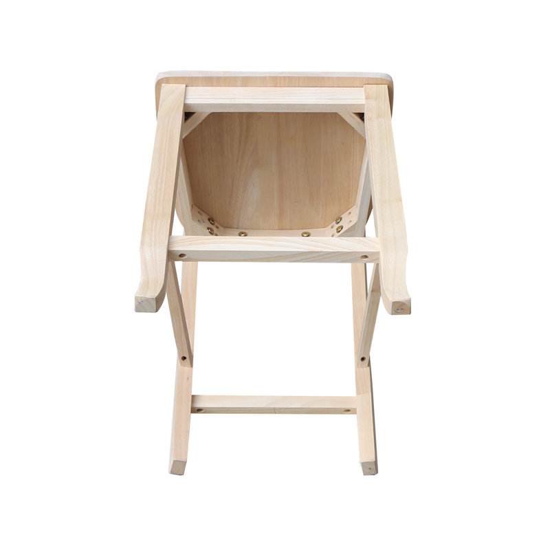 Maner Solid Wood Counter Stool, Counter Stool (24" Seat Height)
