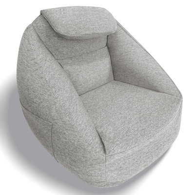  Canapé gonflable Cloud avec pompe électrique, tissu gris cendré hydrofuge Cloud