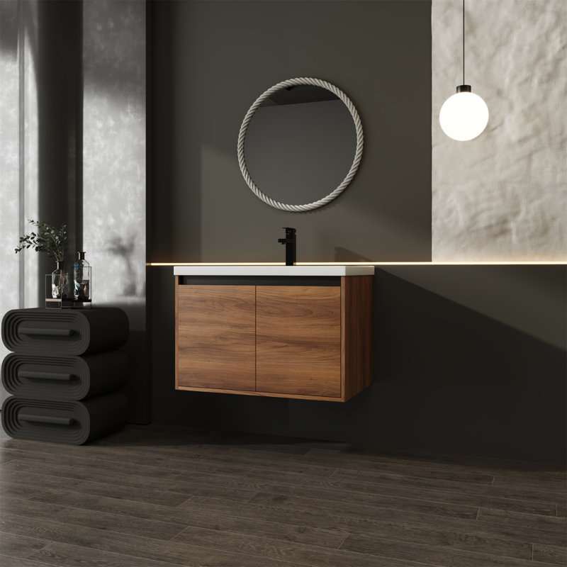 Meuble-lavabo simple avec plateau 29,5 Tifiny