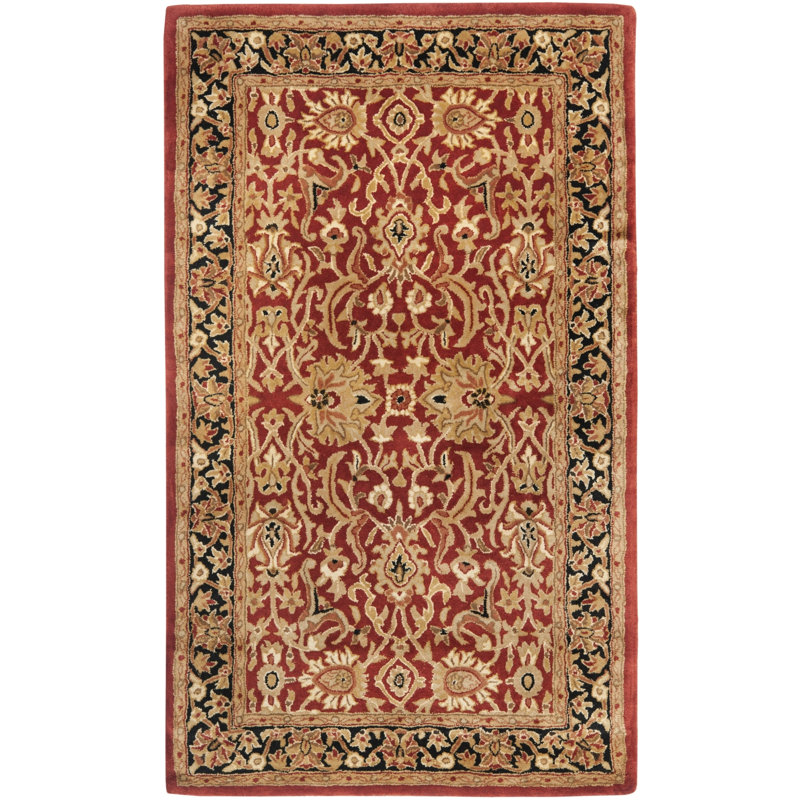 Evie New Zealand Wool Oriental Rug, Rectangle 5' x 8'