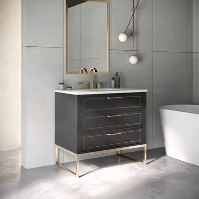 Markham 36'' Single Bathroom Vanity with Top