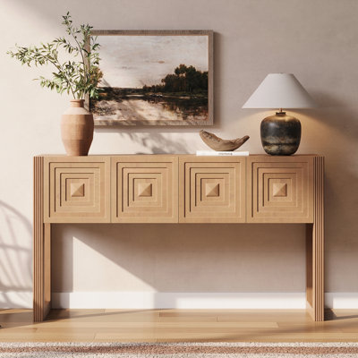 Console moderne avec tiroirs