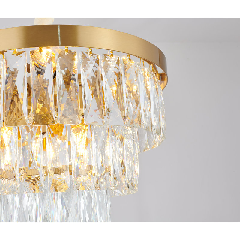 Lustre en cristal 3 lumières Modern