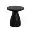 Table d'appoint d'extérieur en travertin MGO, table de bout en béton léger-2085739244