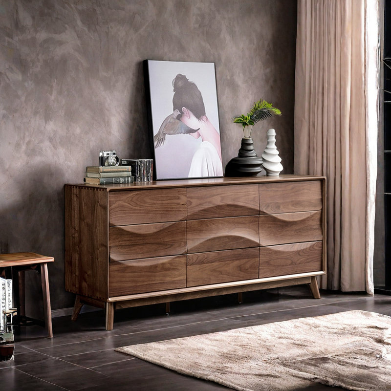 Josalynn 62.9'' Solid Wood Sideboard