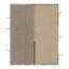 Rug & Kilim’S Accent Kilim, Square Rug In Textural Cream And Gray Stripes