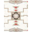 Southwestern Area Rug in Ivory