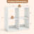 4-Cube Bookcase Home 2-Tier Bookshelf W/ Anti-Toppling Kit-854411252