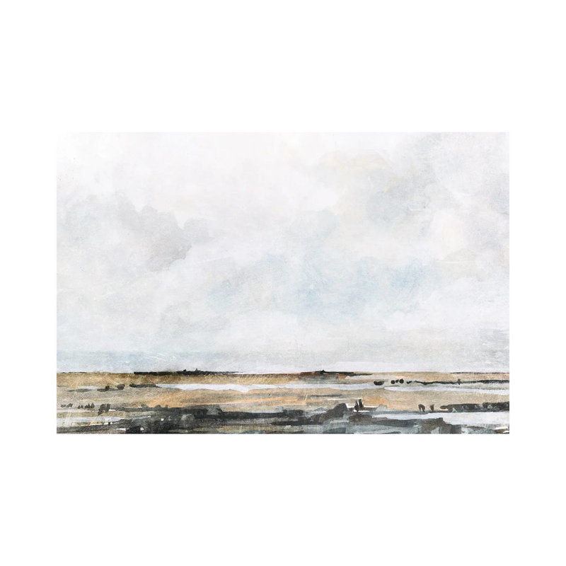 Ocean Inlet II by Emma Caroline - Wrapped Canvas Painting, 20.32cm H x 30.48cm W x 1.91cm D