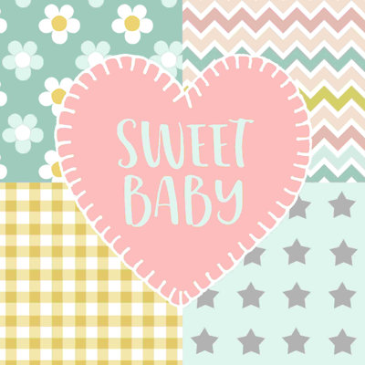 Courtepointe pour bébé I Sweet Baby