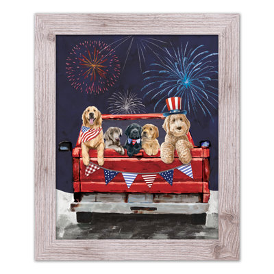 Chiot patriotique - impression