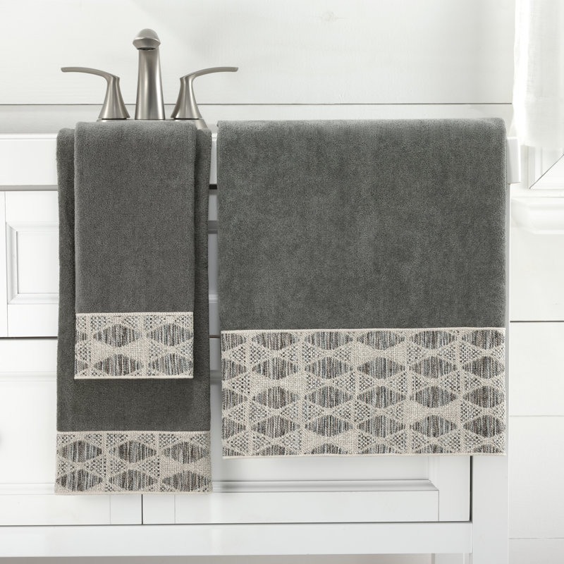 Khadijatu Hand Towel, Gray