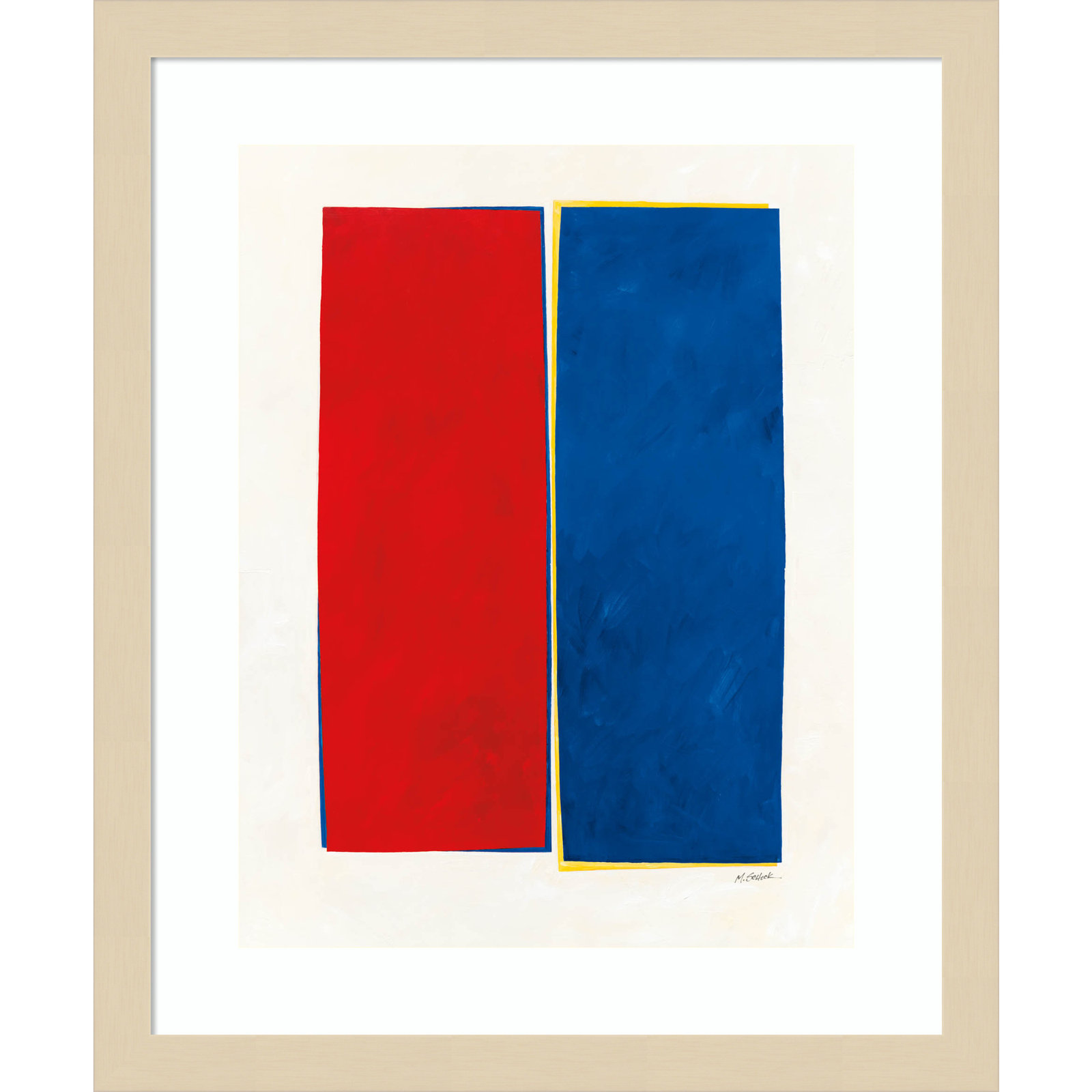 Monolithic II Wood Framed Wall Art Print, Brown Framed, 17" H x 14" W