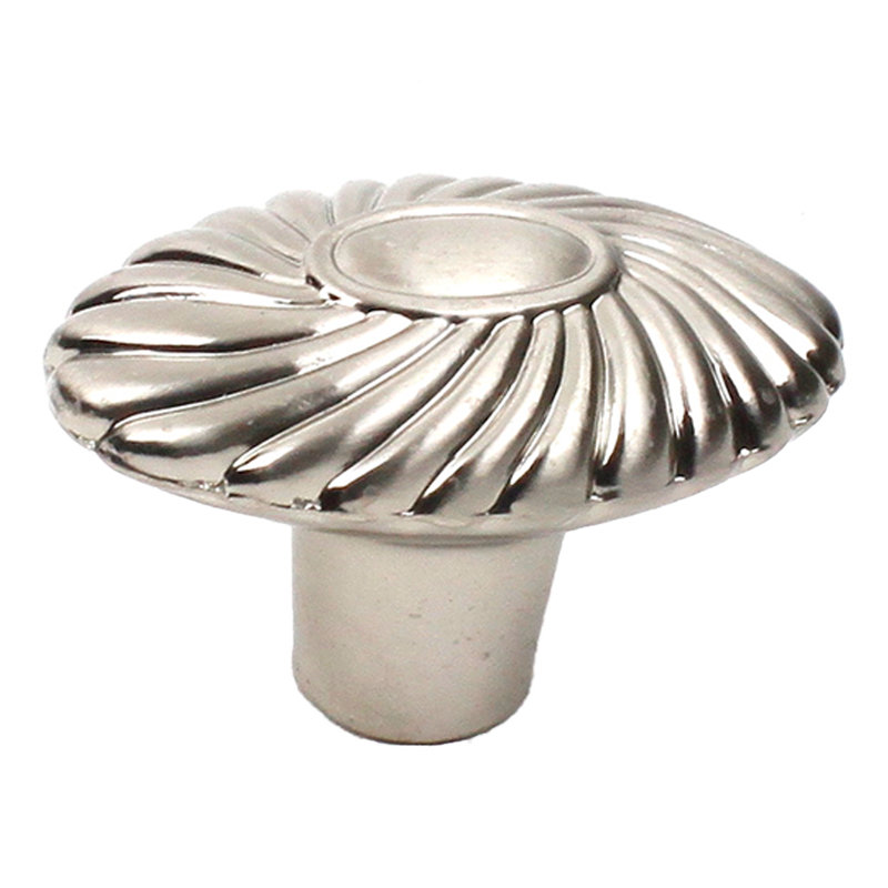 Poignée ovale de longueur 1 5/8 po Orchid, Nickel satiné