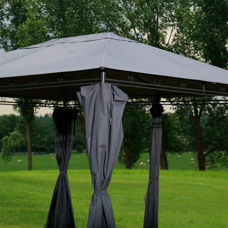 Abdul-Wahhab 3m X 4m Steel Patio Gazebo
