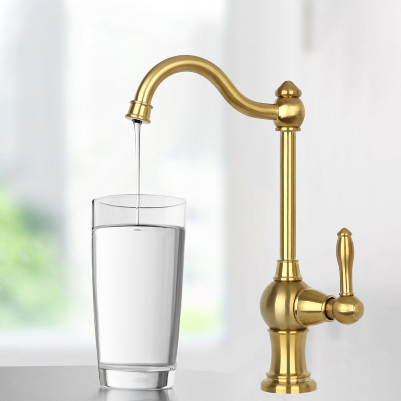 Robinet d'eau potable Nauxus, Or brossé