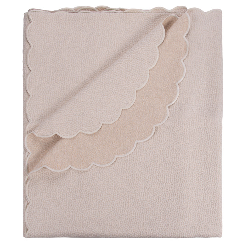 Hugh Coverlet, Queen Duvet Cover, Sandshell