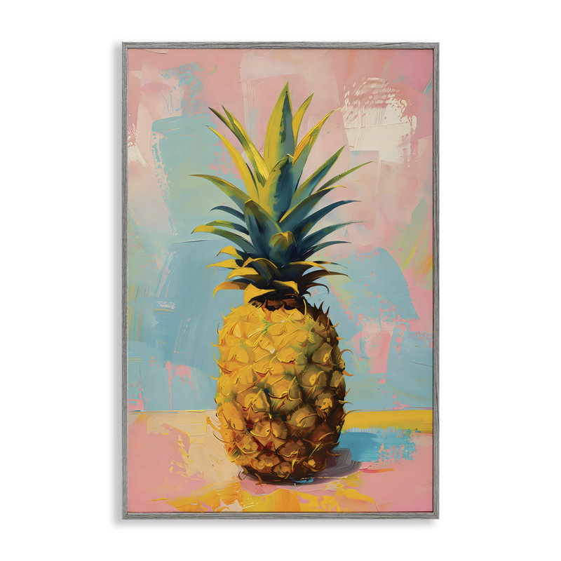 Giclée encadrée «Dream Ananas» par Lsr Design Studio, Estampe numérique Farmhouse, H 18 po x l 12 po