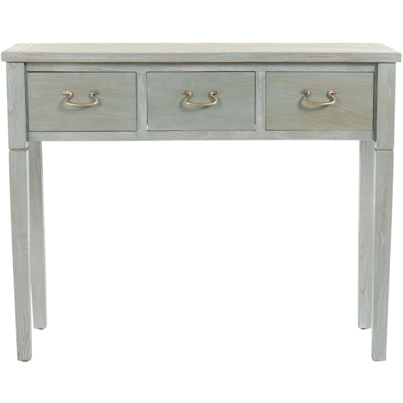 Behrendt 100.01cm Solid Wood Top Console Table, Ash Grey