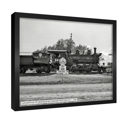 Locomotive de Denver et Rio Grande Western R.R 1939