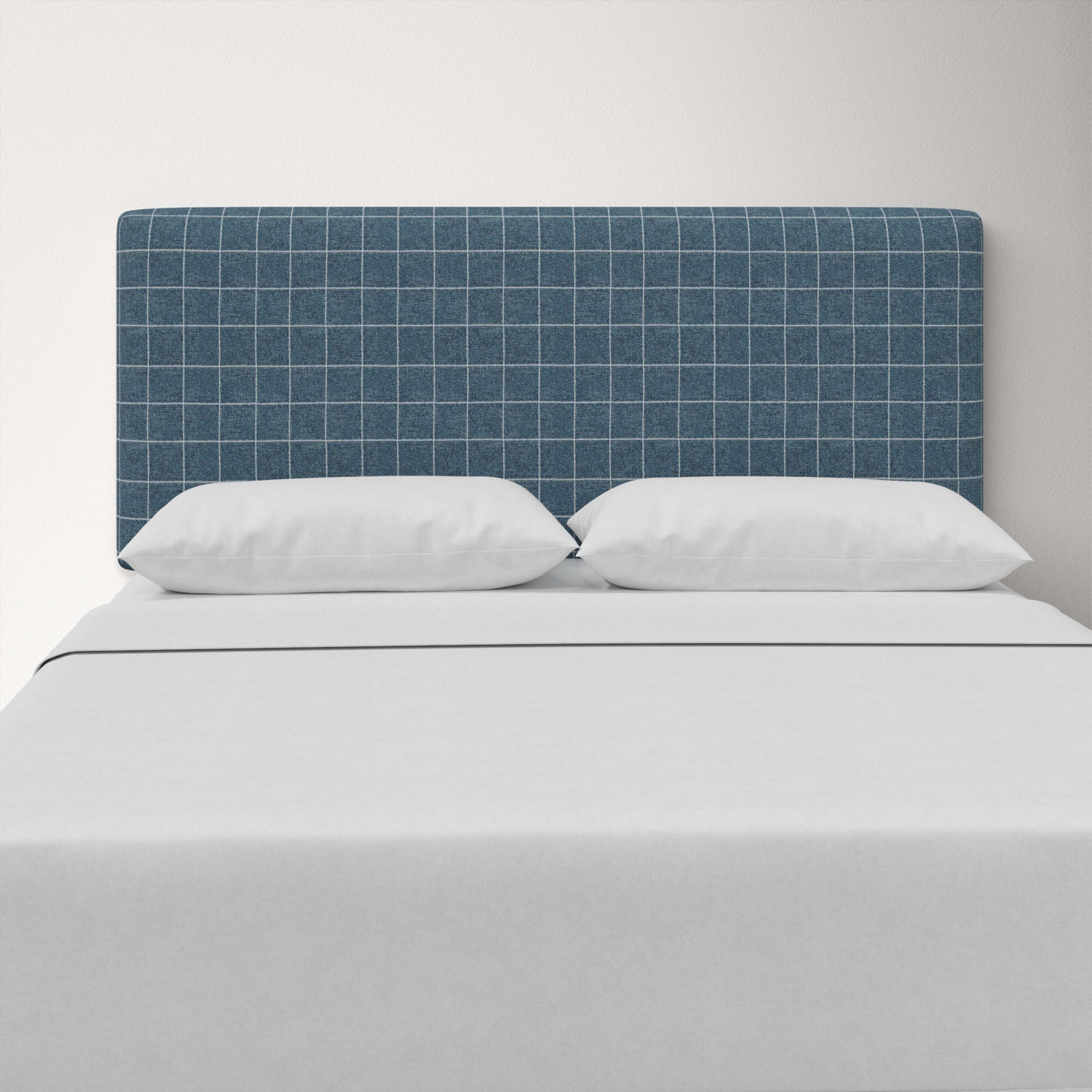 Eisley Upholstered Panel Headboard, Queen, Cafe Rainstorm