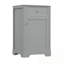 Meuble-lavabo de salle de bain avec lavabo, porte à fermeture douce, support de rangement et tablette réglable-272651177