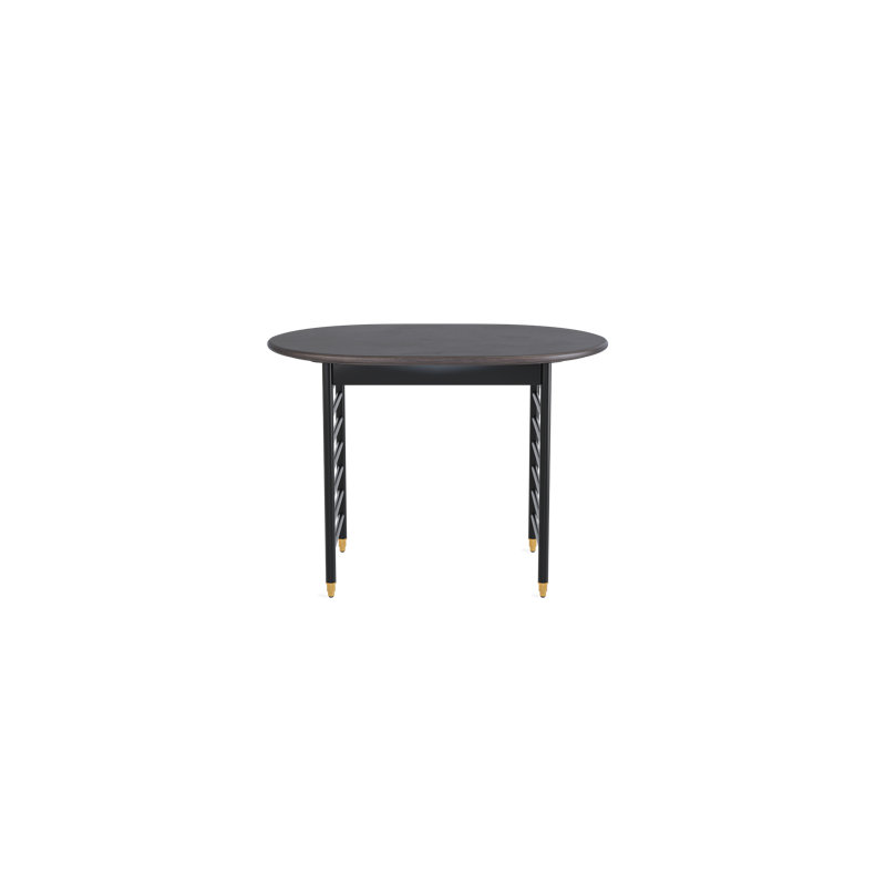 Frank Lloyd Wright Racine Signature Utility Table, Black, 30" H x 42" W x 30" D