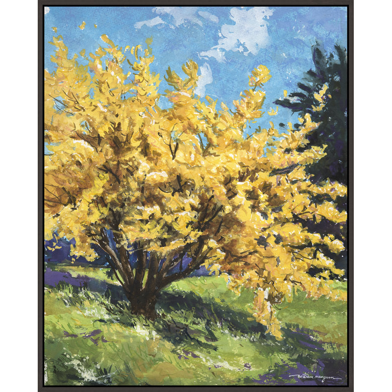 Autumn Glory Painting by William Mangum, 31.75" H x 25.75" W, Image Brush Gel