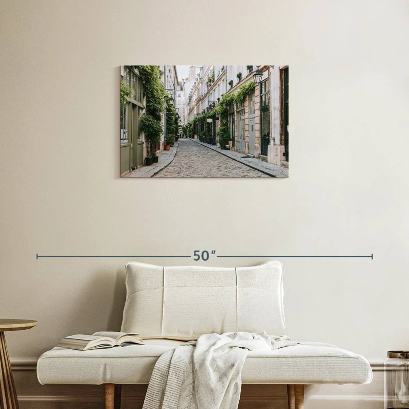 Sirci pavé rue de Paris, H 20 po x l 30 po