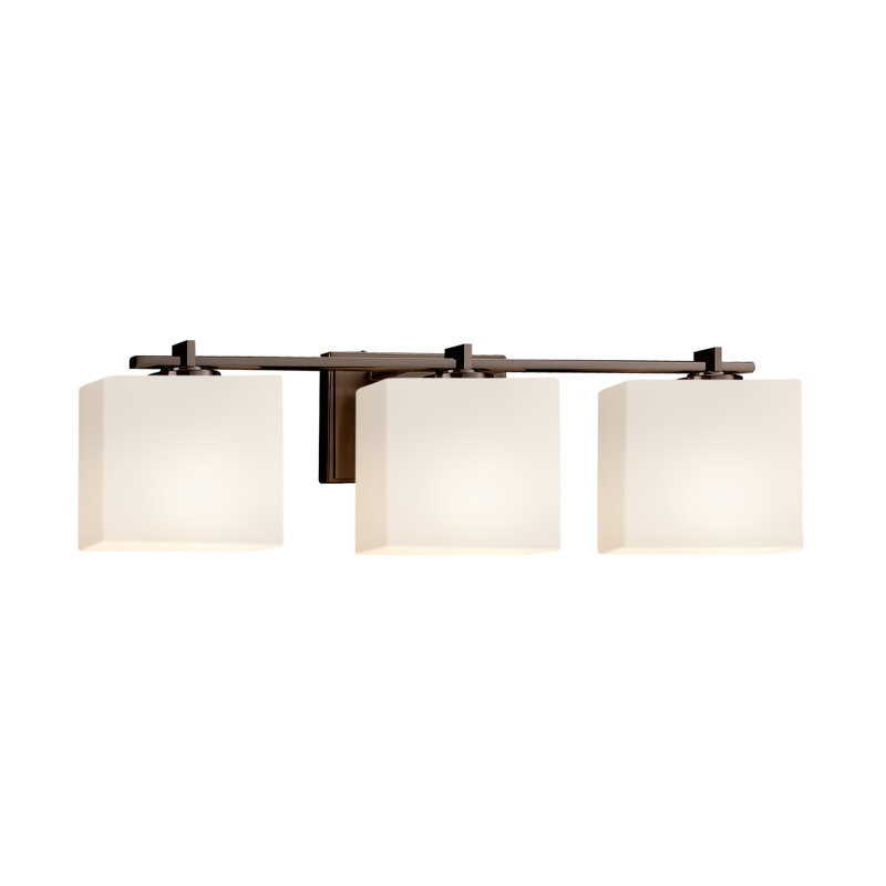 Éclairage pour meuble-lavabo 3 lumières Casson, Bronze foncé