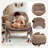 Crab Shaped Single Lounge Chair Accent Chair Fun and Soft for Living Space-499798489