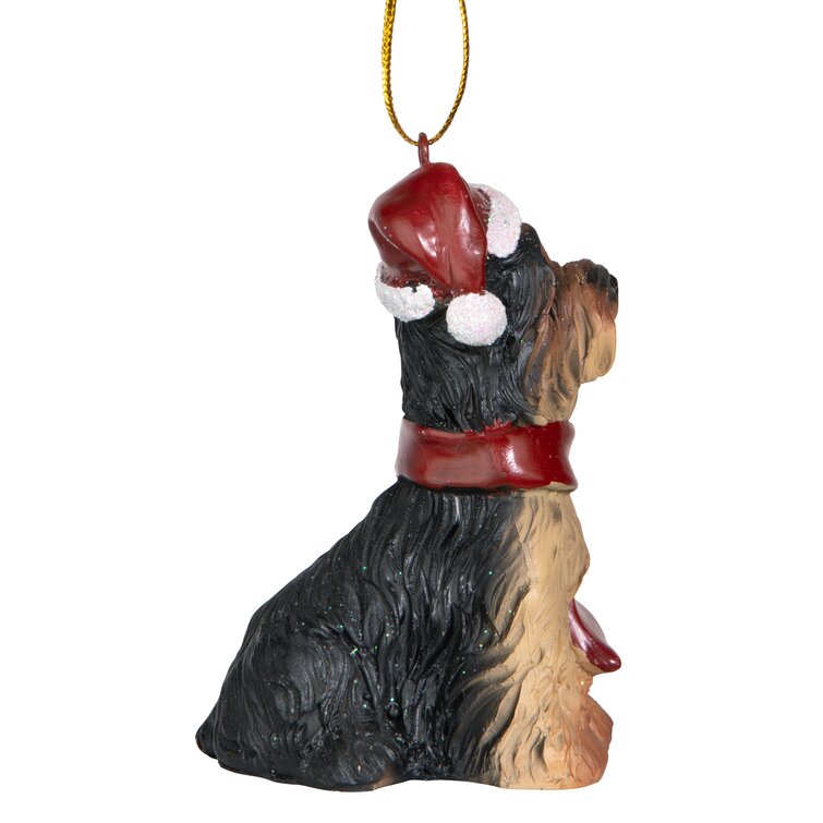 Mini Schnauzer Holiday Dog Ornament - Design Toscano