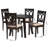 4 - Person Four Leg Dining Set-1833379932