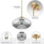 Luminaire suspendu or 1 lumière Ehrfried