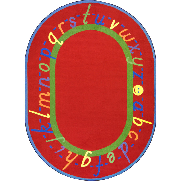Educational Alphascript Area Rug
