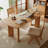 Burlywood Rectangular Solid Wood Butterfly Leaf  Dining Table-107659970