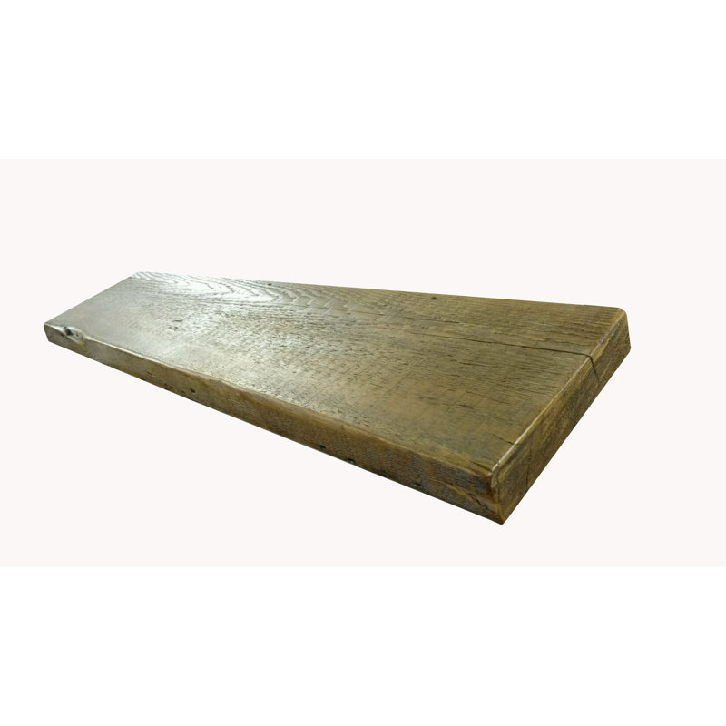 1 Piece Solid Wood Accent Shelf, 1.75" H x 60" W x 6" D