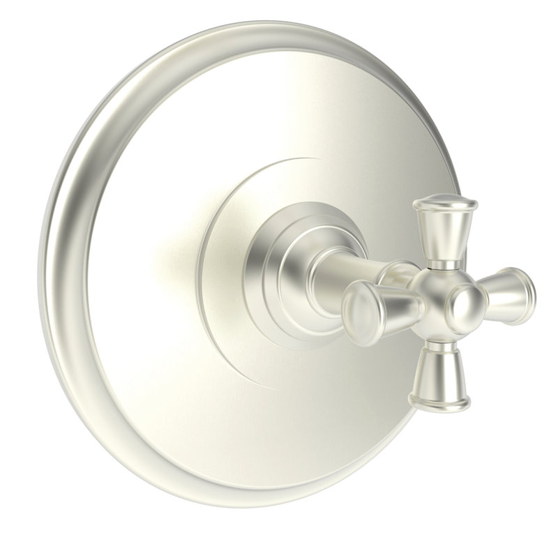 Aylesbury Balanced Pressure Shower Trim Set with Shower Head, Aged Brass