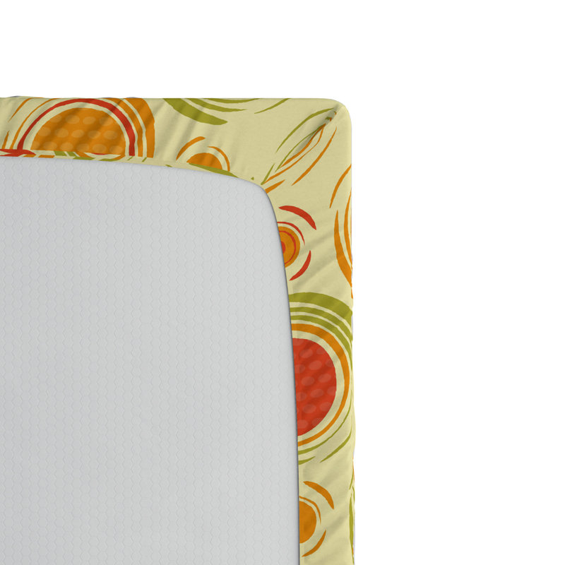 Microfiber Polka Dots Fitted Sheet, Queen Fitted Sheet
