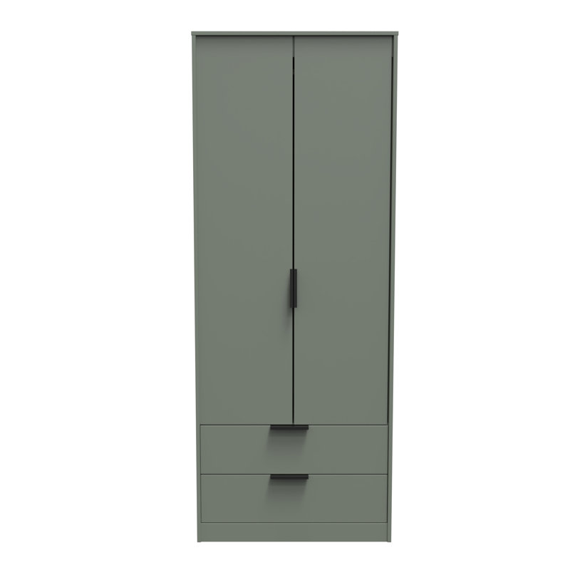 Turah Manufactured Wood Wardrobe, Reed Green