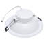 24/16/12 watts sélectionnable 2700K / 3000K / 3500K / 4000K / 5000K CCT sélectionnable commercial Downlight à DEL 6 po télécommande 120-347 volts