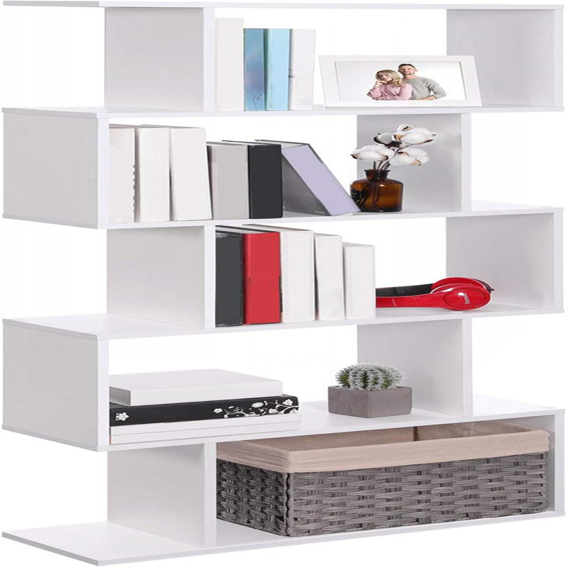 Versatile Multi-functional White Bookshelf for Home Organization