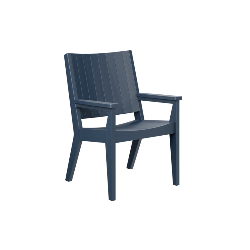 Mayhew Outdoor Dining Armchair, Navy Blue
