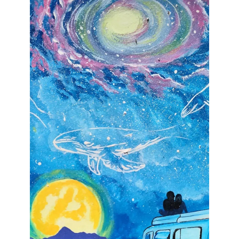 Art Milkyway | Aquarelle sur toile | Par Swati Tripathi