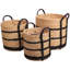 Ensemble de 3 paniers de rangement Willow Rustic Cottage-1016449753